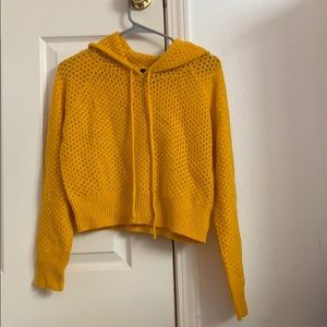 Yellow holy sweatshirt